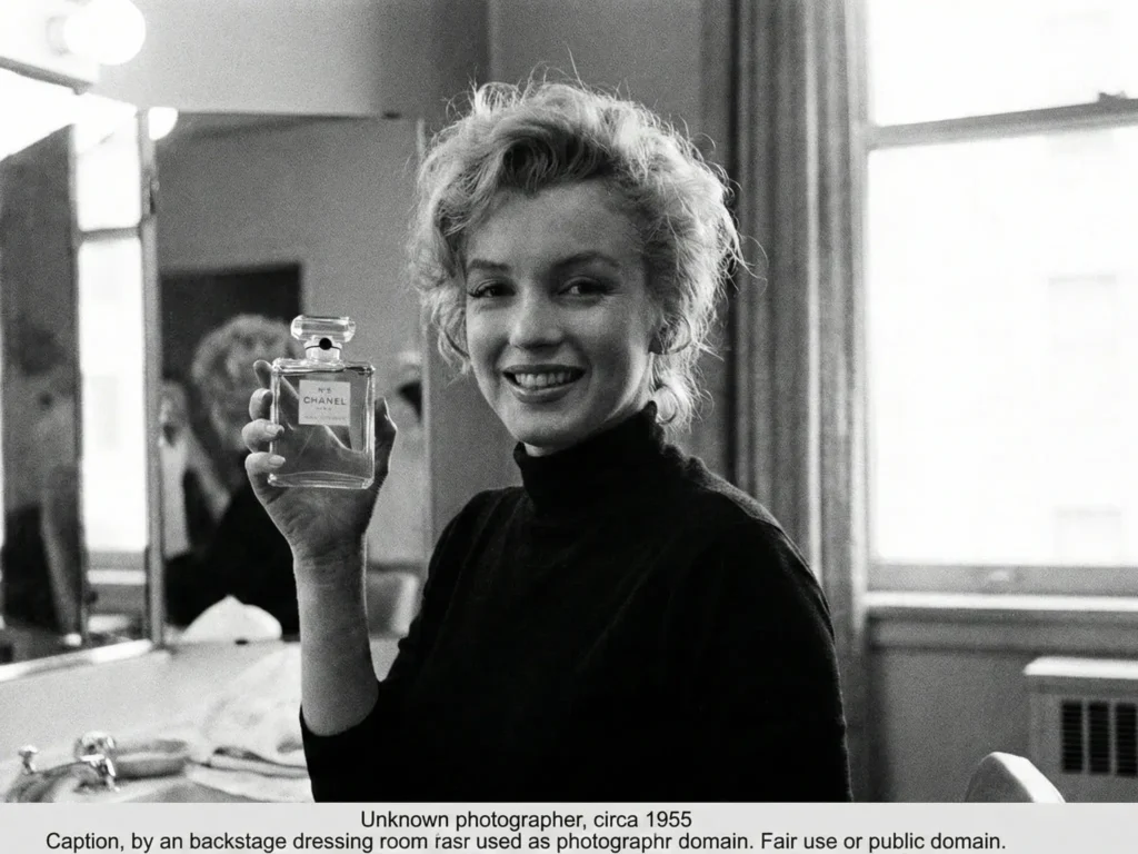 Marilyn-Monroe-z-flakonem Chanel No 5
