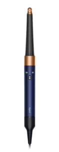 Dyson Airwrap Multistyler i.d. Straight+Wavy w kolorze błękitu pruskiego i miedzi z 6 nasadkami i eleganckim etui.